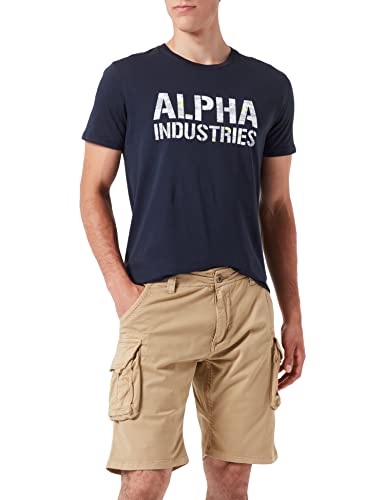 Alpha Industries Crew Short Short für Herren Sand von ALPHA INDUSTRIES