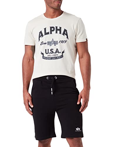 Alpha Industries Herren Basic Short SL Bermuda, Black, M von ALPHA INDUSTRIES