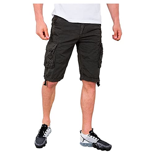 Alpha Industries Jet Short Short für Herren Greyblack von ALPHA INDUSTRIES