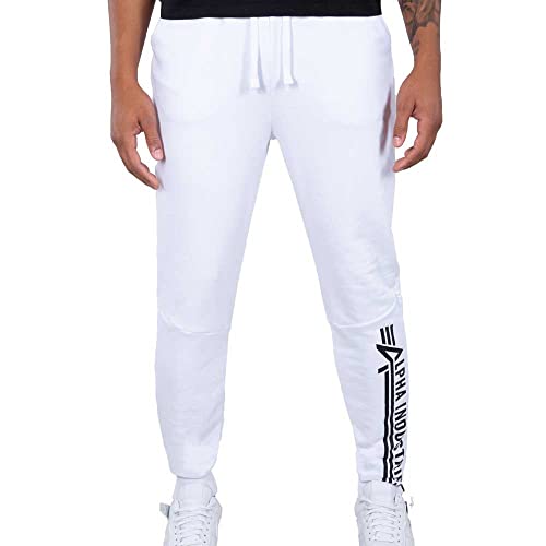 Alpha Industries Jogger Jogginghose für Herren White von ALPHA INDUSTRIES