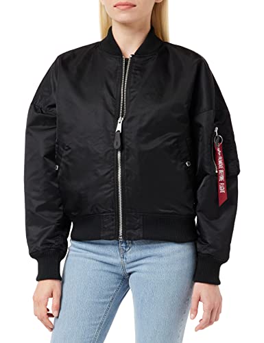 Alpha Industries MA-1 OS LW Wmn Bomberjacke für Damen Black von ALPHA INDUSTRIES