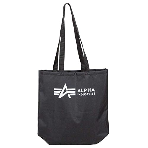 Alpha Industries Unisex Einkaufstasche Black von ALPHA INDUSTRIES