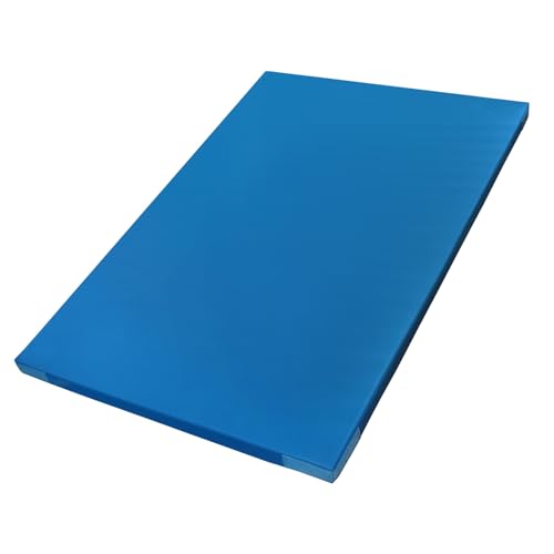 ALPIDEX 10 x Turnmatte 200 x 125 x 6 cm Leichtturnmatte Matte Sportmatte mit Anti-Rutschboden und Klettecken, Farbe:dunkelblau von ALPIDEX