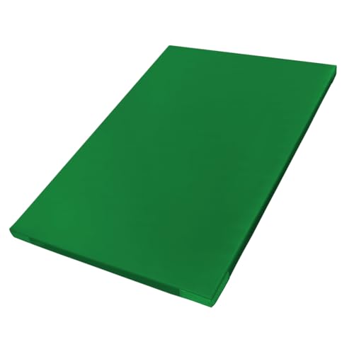 ALPIDEX 10 x Turnmatte 200 x 125 x 6 cm Leichtturnmatte Matte Sportmatte mit Anti-Rutschboden und Klettecken, Farbe:grün von ALPIDEX