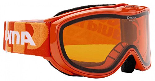 Alpina Challenge 2.0 Doubleflex Skibrille für Brillenträger orange von ALPINA