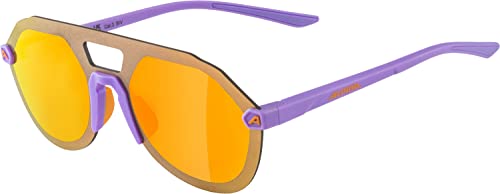 ALPINA BEAM II - Verspiegelte und Bruchsichere Sonnenbrille Mit 100% UV-Schutz Für Erwachsene, purple matt, One Size von ALPINA