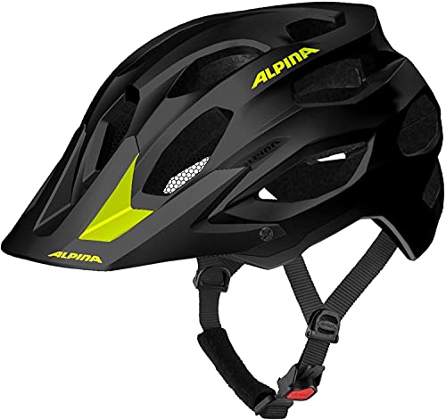 Alpina Carapax 2.0 Fahrradhelm (57-62 cm, 40 black neon/yellow matt) von ALPINA