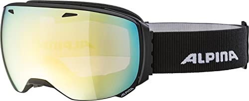 ALPINA BIG HORN QV - Verspiegelte, Selbsttönende & Kontrastverstärkende Skibrille Mit 100% UV-Schutz Für Erwachsene von ALPINA