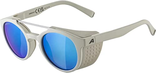 ALPINA GLACE - Verspiegelte und Bruchsichere Sonnenbrille Mit 100% UV-Schutz Für Erwachsene, cool-grey matt, One Size von ALPINA