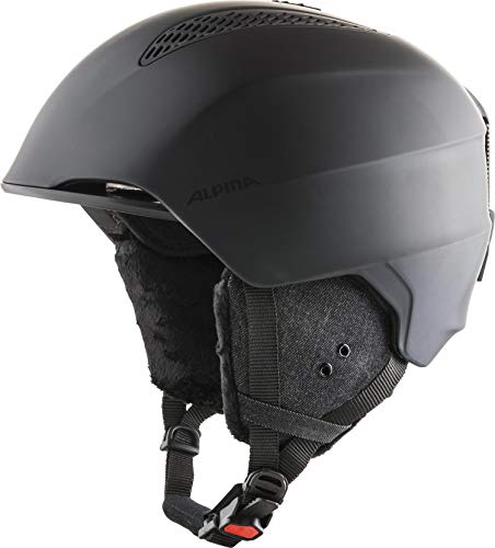 ALPINA GRAND - Sicherer, Optimal Klimatisierter, Bruchfester & Anpassbarer Skihelm Für Erwachsene, black matt, 57-61 cm von ALPINA