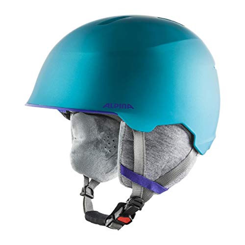 ALPINA MAROI JR - Sicherer, Bruchfester & Individuell Anpassbarer Skihelm Für Kinder, turquoise matt, 51-54 cm von ALPINA