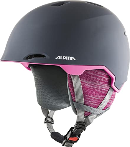 ALPINA Unisex - Erwachsene, MAROI Skihelm, grey-pink matt, 57-61 cm von ALPINA