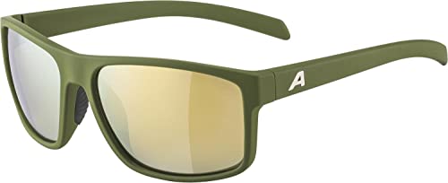 ALPINA NACAN I - Verspiegelte und Bruchsichere Sonnenbrille Mit 100% UV-Schutz Für Erwachsene, olive matt, One Size von ALPINA