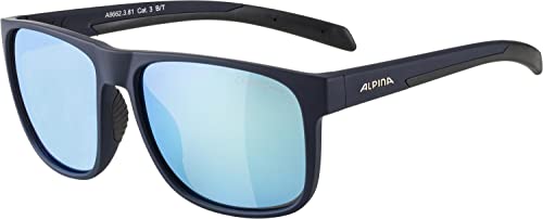 ALPINA NACAN III - Verzerrungsfreie und Bruchsichere Sonnenbrille Mit 100% UV-Schutz Für Erwachsene, indigo matt, One Size von ALPINA