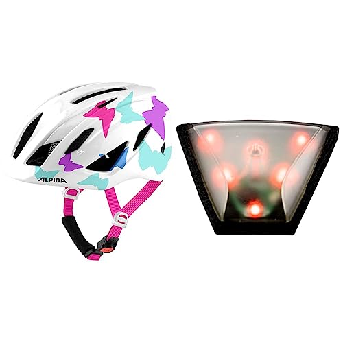 ALPINA PICO - Leichter, Optimal Klimatisierter & Bruchfester Fahrradhelm & Plug-IN-Light - Einfach Bedienbares LED Fahrradhelmlicht, Passend für: ALPINA HAGA, transparent, One Size von ALPINA