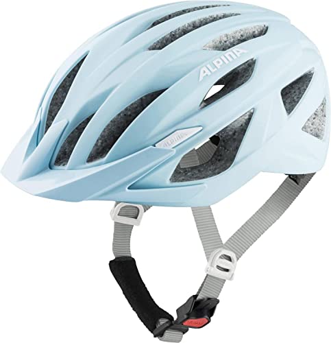 ALPINA PARANA - Leichter, Individuell Anpassbarer Touren Fahrradhelm Mit Fliegennetz Für Erwachsene, pastel blue matt, 55-59 cm von ALPINA