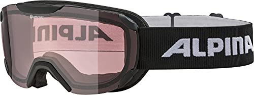 Alpina Sports Thaynes Q Skibrille Kunststoff/Polycarbonat Schwarz 100% UV-Schutz, A7097 0 35 von ALPINA
