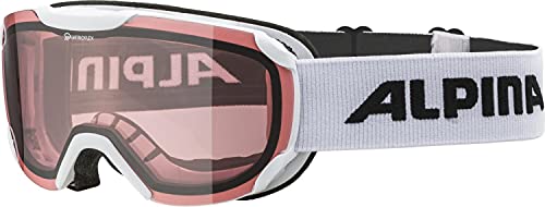 Alpina Sports Thaynes Q Skibrille Kunststoff/Polycarbonat Weiß 100% UV-Schutz, A7097 0 15 von ALPINA