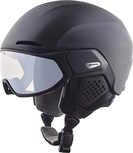 ALPINA Unisex - Erwachsene, ALTO V Skihelm, black matt, 55-59 cm ALPINA Unisex - Erwachsene, ALTO V Skihelm, black matt, 55-59 cm von ALPINA