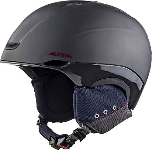 ALPINA PARSENA - Sicherer, Stoßabsorbierender & Individuell Anpassbarer Skihelm Für Erwachsene, denim-grey matt, 58-61 cm von ALPINA