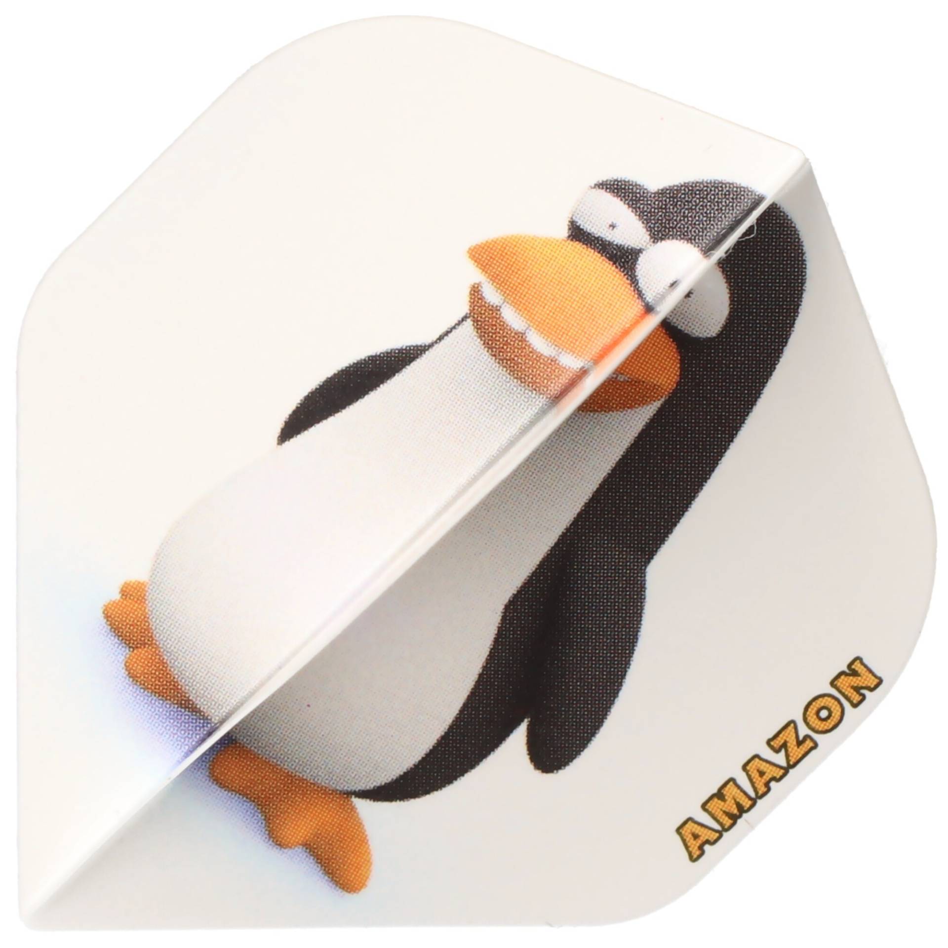Pinguin Dart Flight weiß mit Motiv, 3 Stück von AMAZON