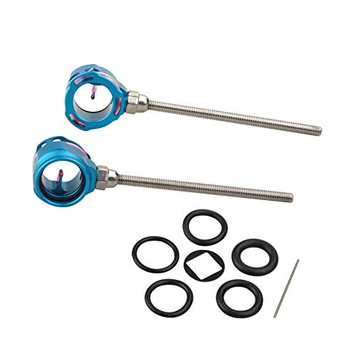 MILAEM Bogenschießen Bogenvisier 0.019" Scope Pin Jagdvisier Aiming Point Visier Optical Fiber Pfeil Aluminium Visier für Recurve Bogen Jagdzubehör (Blau) von AMEYXGS