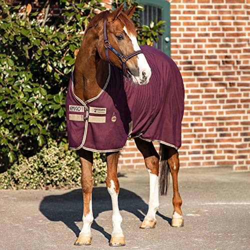 AMIGO Stable Sheet 6ft9 Fig Navy Tan von AMIGO