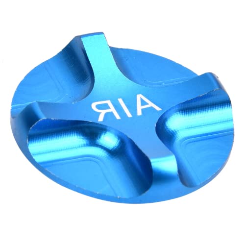 AMONIDA Aluminiumlegierung Ventildeckel, Vordergabel Ventildeckel Federgabel Ventildeckel, für Fahrrad Outdoor(Blau) von AMONIDA