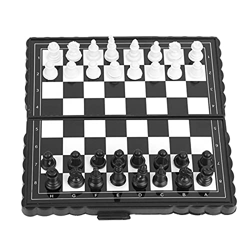 AMONIDA Kinderschachset Go-Brettspielset Erwachsenes Schachset Schachbrett Tragbares Schachbrett für Party-Familienaktivitäten von AMONIDA