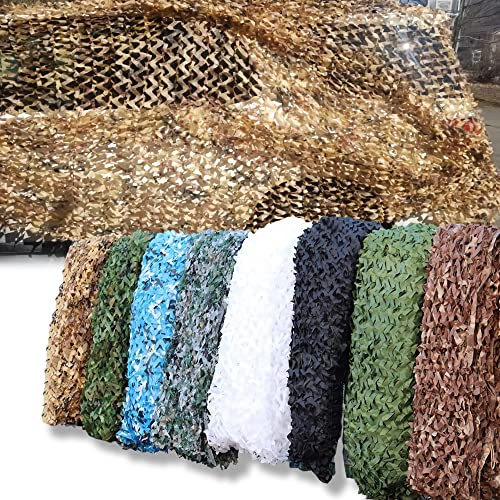 AMXFS 2023 verdickt Camouflage Net Tarnnetz Sonnensegel 2x6m - Wildnis Tarnung Sonnenschutznetze Partydekoration Tarnung Sonnenschutz Net Sichtschutz Autoplanen Woodland Armee von AMXFS