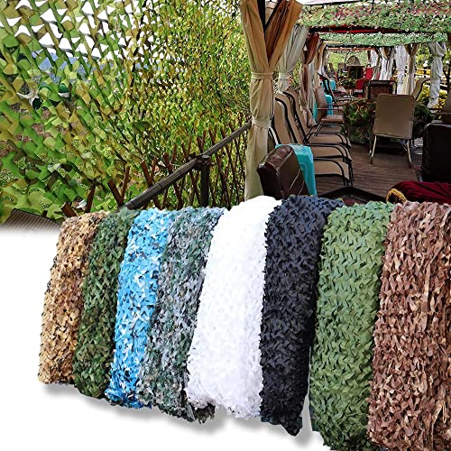 AMXFS Tarnnetz Camouflage Net Sonnensegel 4x4m - DschungelTarnung Sonnenschutznetze Partydekoration Tarnung Sonnenschutz Net Sichtschutz Autoplanen Woodland Armee von AMXFS