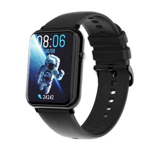AMYPUK Mode Smartwatch, Verschiedene Funktionen Fitness Tracker Kompatibel mit Android und IOS, GPS Smartwatch Blutsauerstofferkennung, 19-Black von AMYPUK