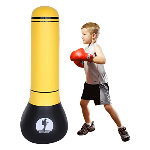 Fitness-Boxsack: Heavy Kick Training Tower Bag für Erwachsene und Kinder von AMZHEZIYI
