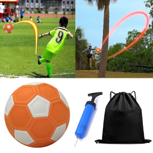 AMZLORD Curve Soccer Ball Curve und Swerve Soccer Ball Hohe Sichtbarkeit Swerve Soccer Ball Curve Kick Ball for Outdoor-Indoor-Spiele von AMZLORD