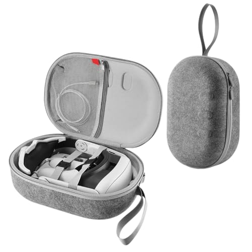 AMZLORD Eva-Hartschalen-Tragetasche for Meta/Oculus Quest 3, stoßfeste tragbare Tasche Kratzfeste schützende Reisetasche mit Schultergurt for Meta/Oculus Quest 3-Zubehör von AMZLORD