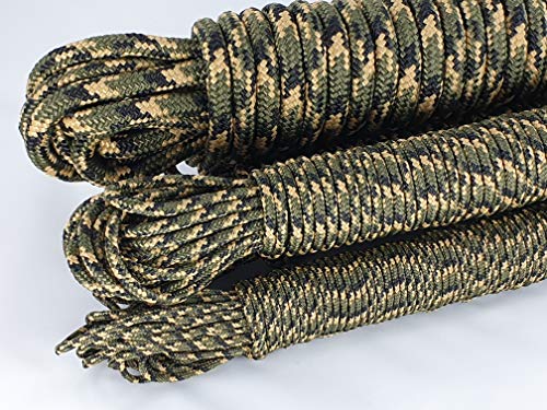ANBP Moro Camouflage Seil Grün Polypropylenseil 10mm / 10m (0,99€/m) von ANBP
