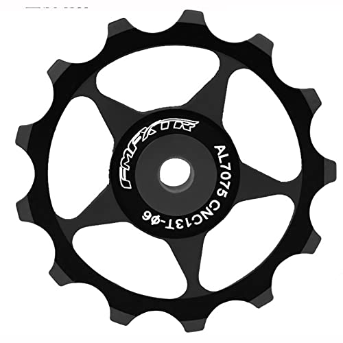 ANCLLO Jockey Wheel, Road Bike Bicycle Aluminum Alloy Rear Derailleur Pulley 13T Lager Stützrad Riemenscheibe für 7/8/9/10 Geschwindigkeit MTB & Rennrad Mountainbike Rennrad von ANCLLO