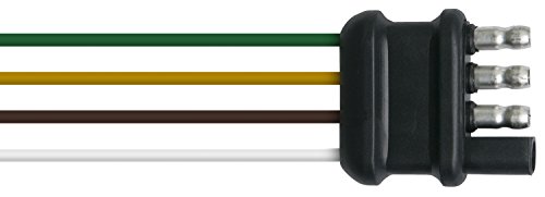 ANCOR Other 48" Male Trailer Assembly 4-Wire 16AWG (1MM²) Green,Yellow,Brown,White DAN-028, Multicolor, One Size von ANCOR