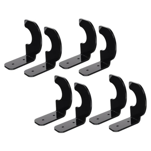 ANDRESLAD 4 Paare Baseballschläger Halterung Wandmontage Bat Holder Baseball Softball Bat Display Rack Stabile Langlebige Präsentationsständer für Sammelstücke und Signierte Schläger von ANDRESLAD