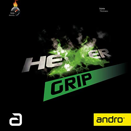 Andro Belag Hexer Grip, schwarz, 1,7 mm von Andro