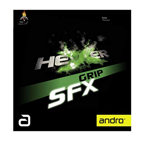 ANDRO Belag Hexer Grip SFX, rot, 1,9 mm von ANDRO