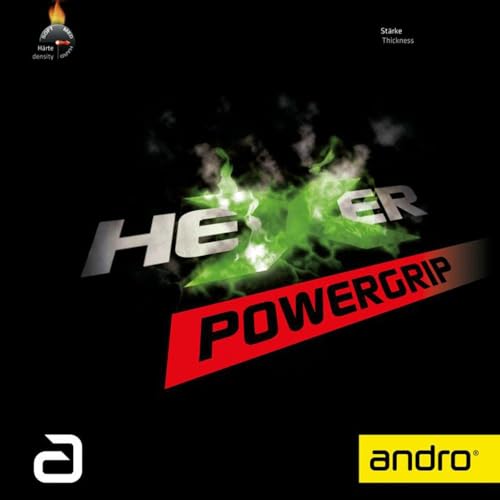Andro Belag Hexer Powergrip, grün, 1,7 mm von ANDRO