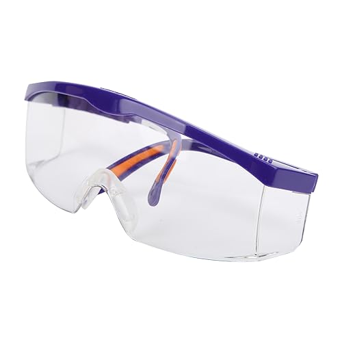 ANGGREK Sportbrille, Stoßfeste, Klare PC-Linse, Beschlagfreie Schutzbrille, Teleskopbeine, UV-beständig, für das Fahren Im Freien von ANGGREK