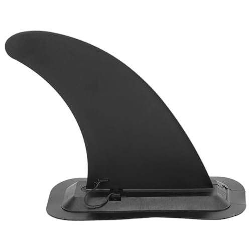 PVC-Surfbrett-Mittelflosse, Stand-Up-Paddle-Surfbrett-Mittelflosse, Langlebige Schwarze Abnehmbare Mittelflosse für Outdoor-Longboard-Surfbrett von ANGGREK