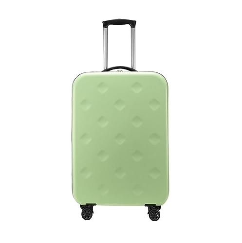 ANIIC Koffer & Trolleys Reisekoffer Erweiterbares Gepäck, Faltbare Koffer Mit Universalrädern, Zoll-Zahlenschloss Handgepäck Koffer (Color : Grün, Size : 28in) von ANIIC