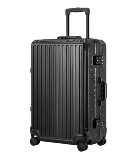 ANIIC Koffer & Trolleys Reisekoffer Koffer Hartschalengepäck Mit Aluminiumrahmen, Koffer Ohne Reißverschluss Mit Spinnerrädern Handgepäck Koffer (Color : E, Size : 24in) von ANIIC