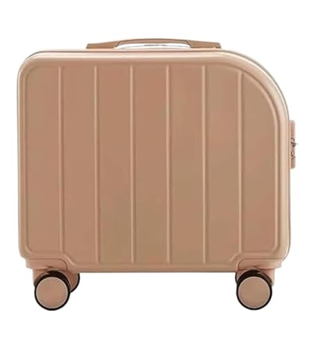 Koffer & Trolleys Reisekoffer 18-Zoll-Koffer Mit 4 Rädern, Strapazierfähige Hartschalen-Gepäcktasche Aus PVC Für Reisekoffer Handgepäck Koffer (Color : B, Size : 18 inch) von ANIIC