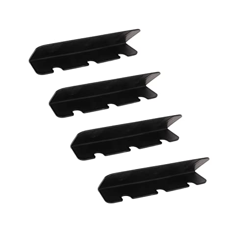 ANKROYU 4 Stück PVC-Haken-Clip-Halterung für aufblasbare Bootssitze, Bootssitz-Haken-Clip-Halterung, Bootszubehör, geeignet für aufblasbare Gummiboote, Flöße, Yachten, Kajaks (Black) von ANKROYU