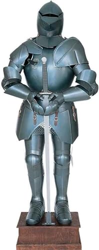 ANTIQUEMEDIEVAL Knights Jousting Full Suit of Armor Silver von ANTIQUEMEDIEVAL