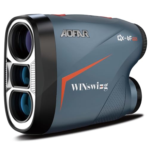 AOFAR GX-6F PRO Golf Laser Entfernungsmesser mit Neigung Geräten, 600Y, Kontinuierlichem Scan, Flaggensperre mit Pulsvibration, Zugelassen für den Wettbewerb, 0,2-Sekunden-Auslesung, Upgrade-Version von AOFAR